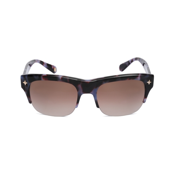 Balmain Unisex Stars Sunglasses in Tortoise brown - Picture 2 of 10